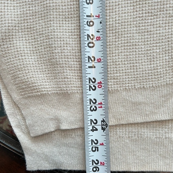 Madewell Wafflestitch Wool Blend Cream Pullover Sweater XXS - Picture 6 of 13